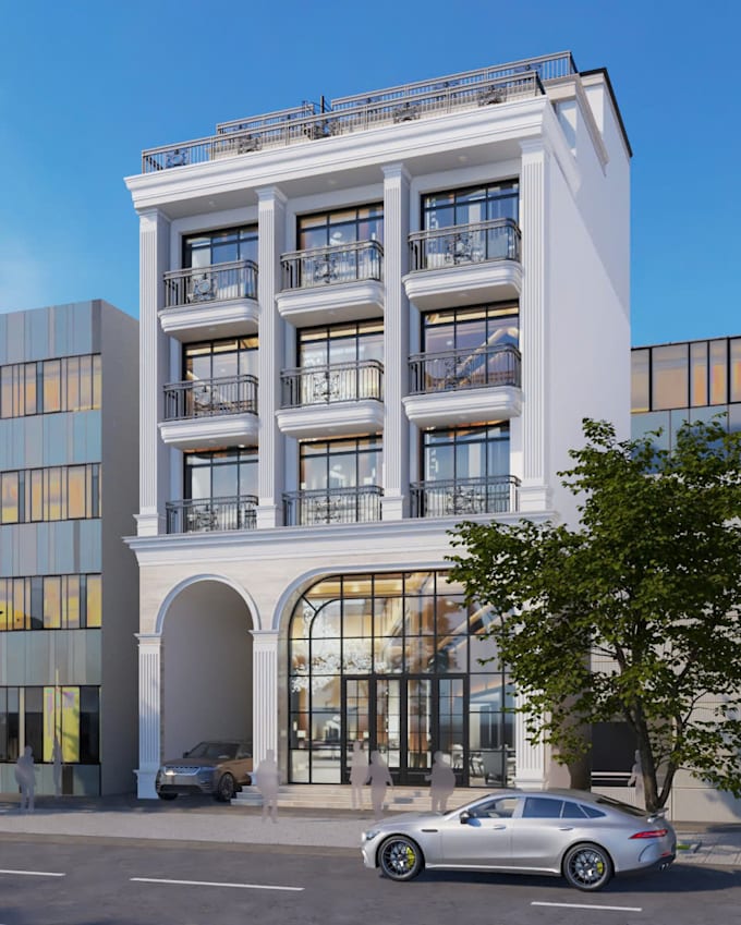 do 3d rendering architecture exterior or interior rendering