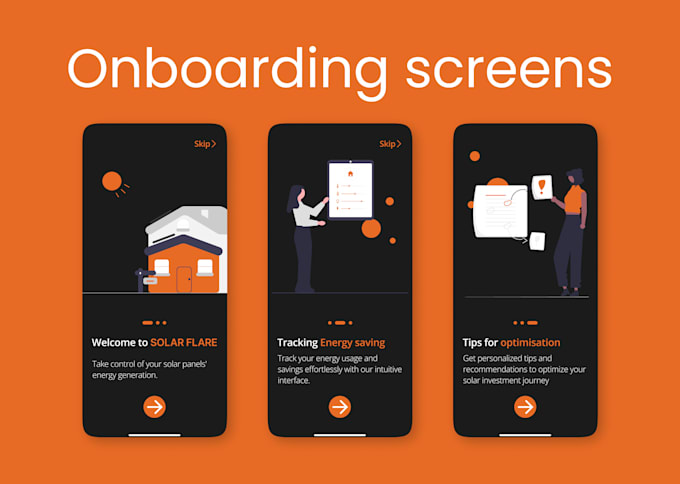 onboarding screen for apps