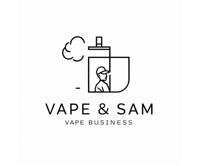 design innovative smoke and business logo
