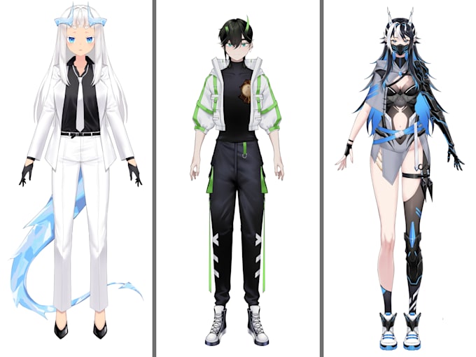 draw oc or anime character design for you