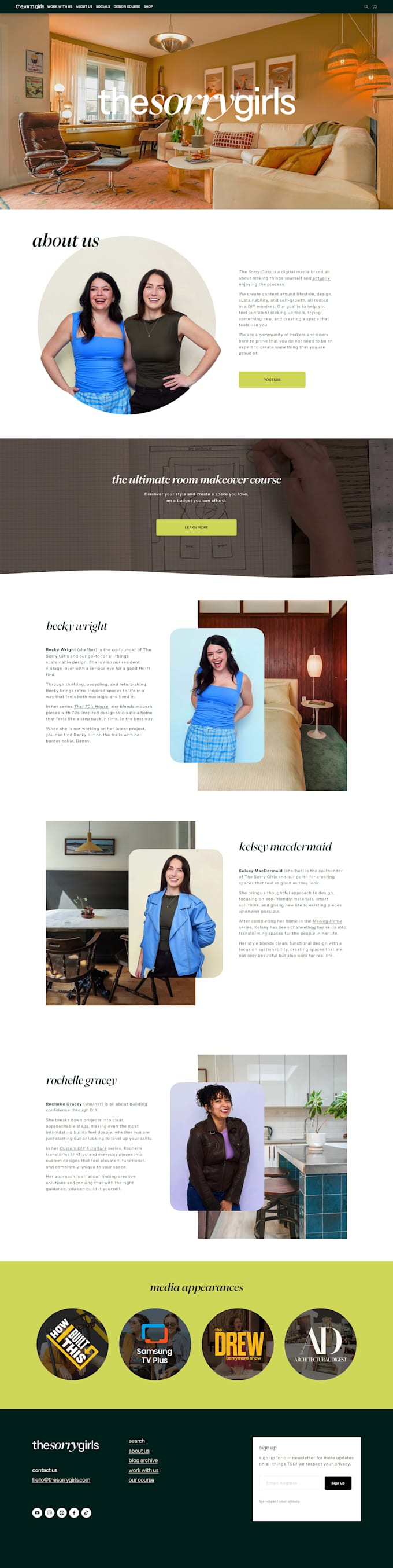 design, redesign and develop squarespace website