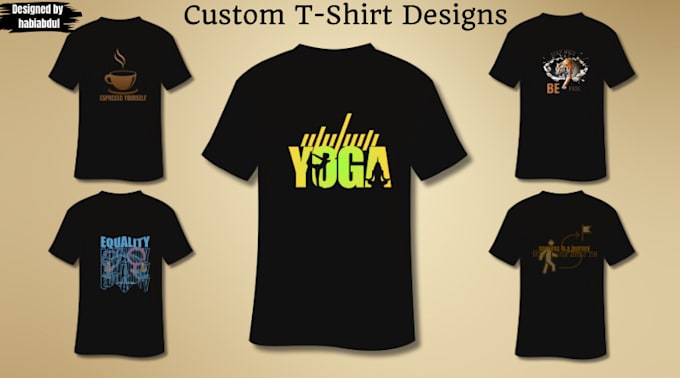 design custom t shirt graphics within 24 hours