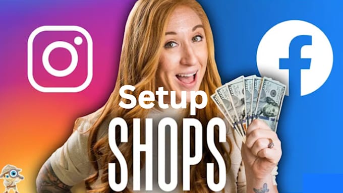 set up facebook shop, instagram shop and tiktok shop