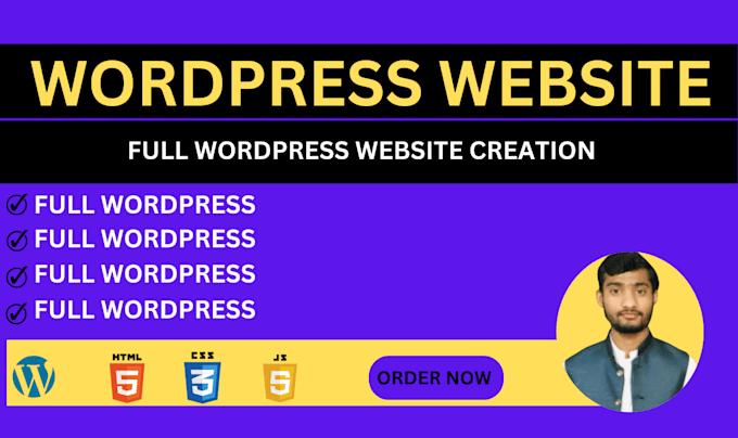 create responsive design landing page, using html css js
