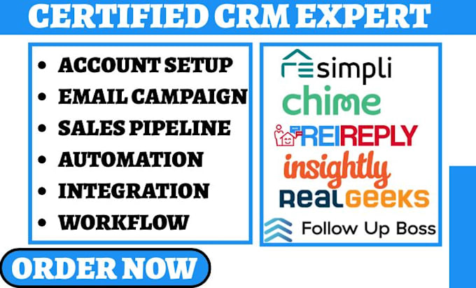 resimpli insightly agile crm rei reply kvcore fub marketing zapier integration