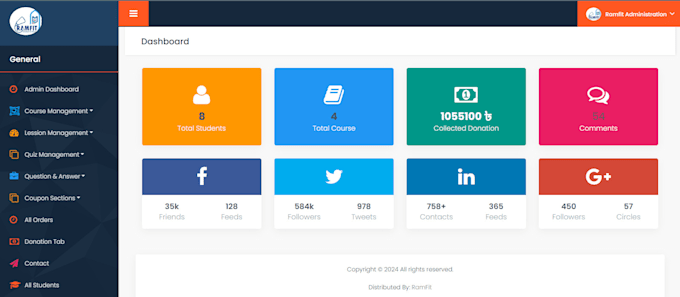 build landing page with a cms with laravel