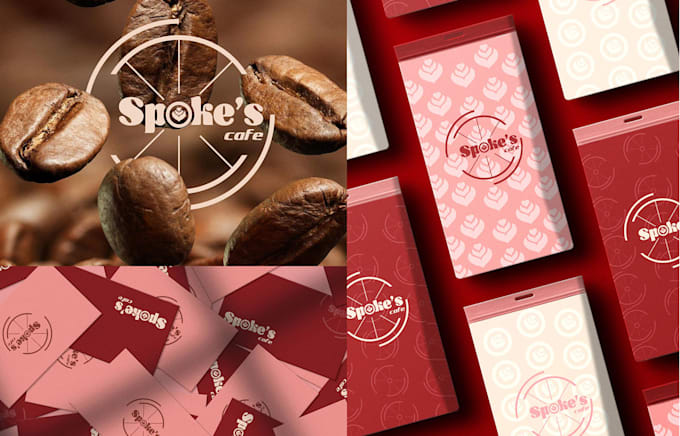 design logo with brand style guidelines or brandbook