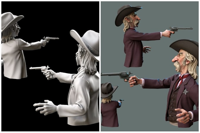 sculpt 3d model, character design, 3d printing, 3d character modeling, zbrush