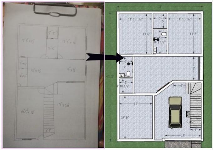 do redraw your 2d floor plans