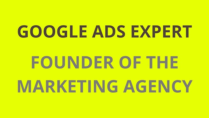 set up and optimize your google ads campaigns