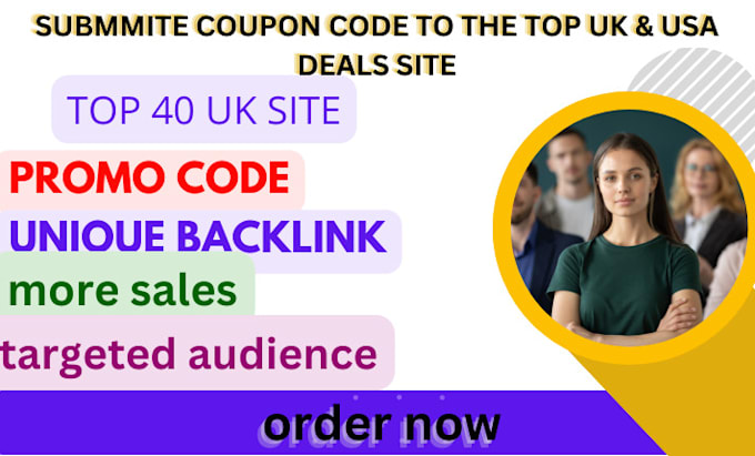 do promo code, voucher coupon code submissions on top uk and us coupon deal site