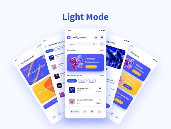 do app design, UX UI design, mobile app design in figma