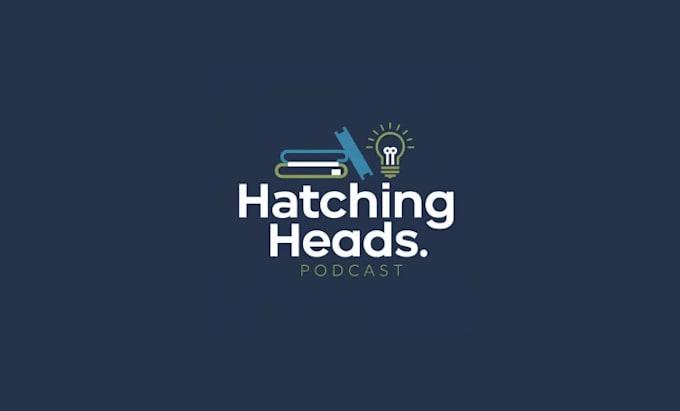 design enhance unique educational podcast logo
