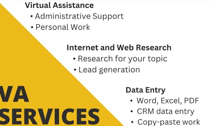 be your administrative virtual assistant