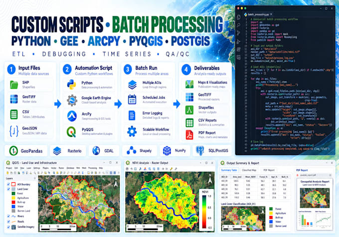 automate gis and remote sensing with python and gee