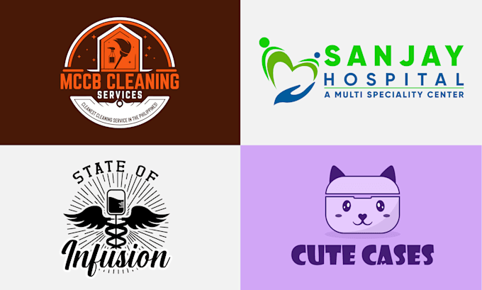 do cool creative modern business logo design