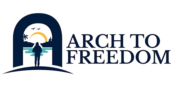 make impressive freedom logo with for you