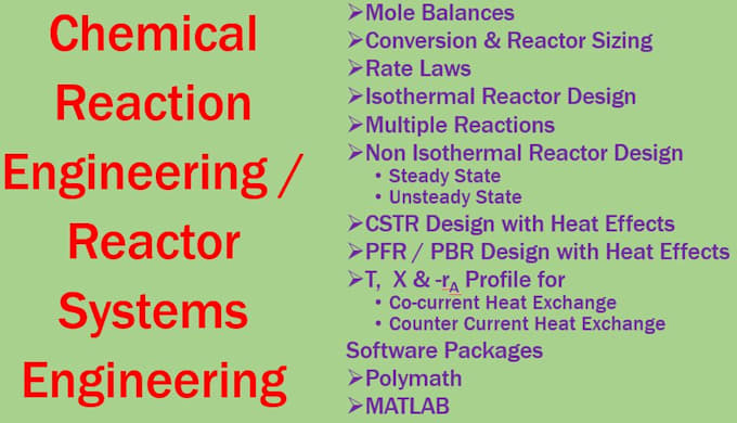 do chemical reaction engineering and reactor systems engineering