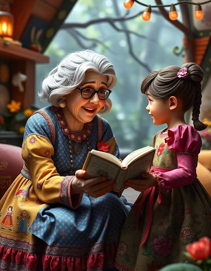 design children book illustration using midjourney ai