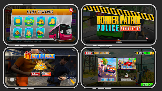 do 2d game ui design for you