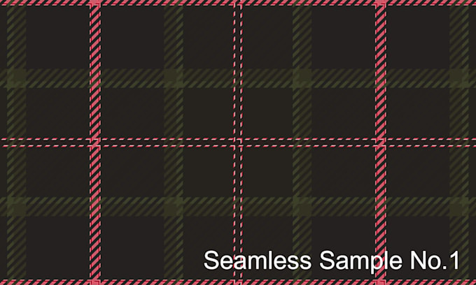 make 6 plaid patterns for your desired image for theme