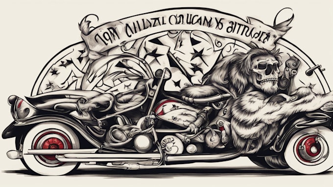 create old school or traditional tattoo design