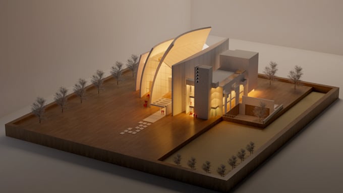 do maqette rendering for your project