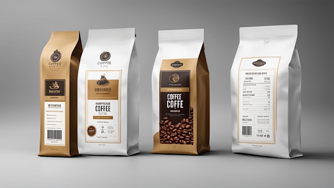 design coffee bag, coffee label and coffee packaging designs