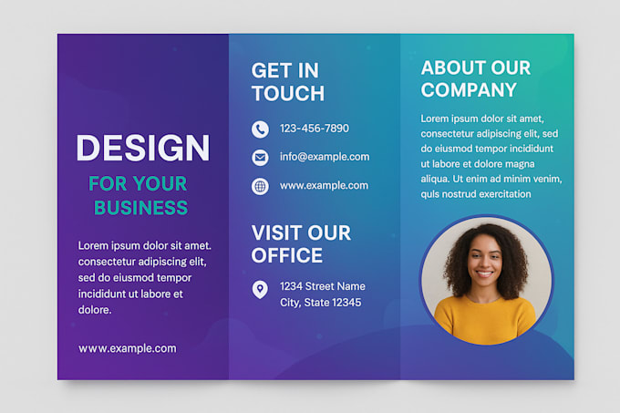 create modern, print ready business brochures