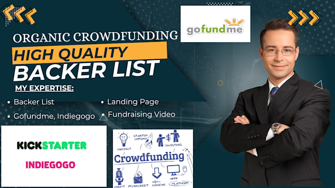 generate active backers list for indiegogo kickstarter gofundme campaign