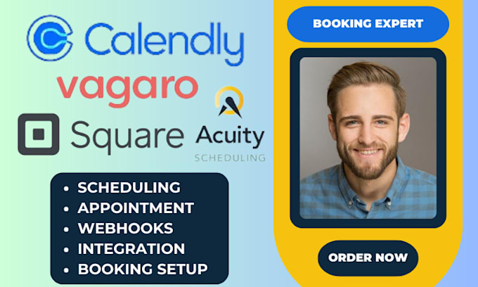 Set up your scheduling booking appointments on acuity calendly square
