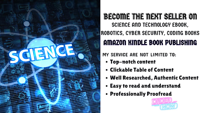 write unique content for your science and technology ebook