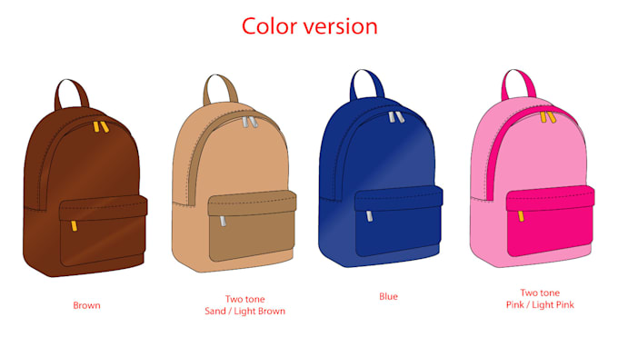 design backpack,rucksack,trekking bag technical sheet for manufacturing process