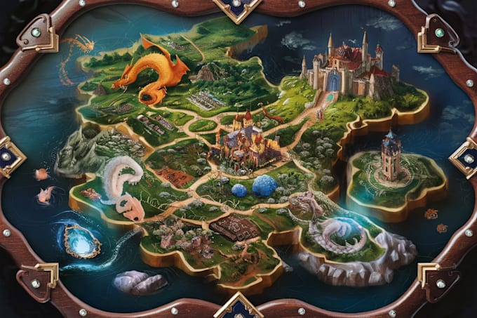 make a fantasy map for you