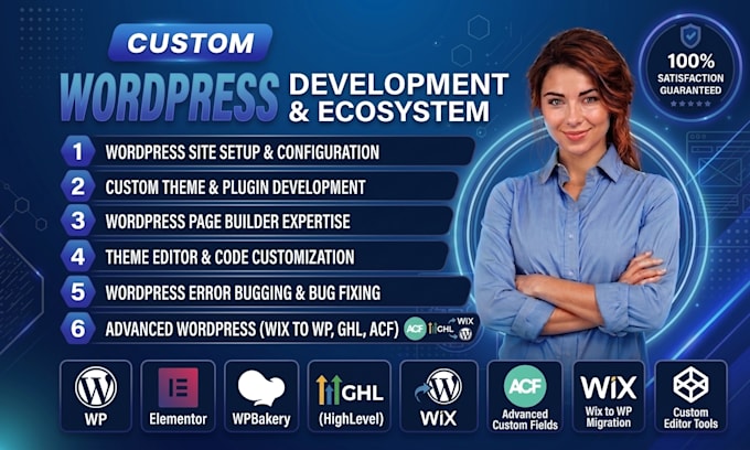 be your full stack developer for backend and wordpress development