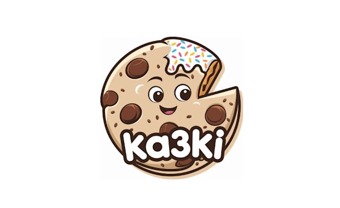 make interesting beautiful cookie shop logo