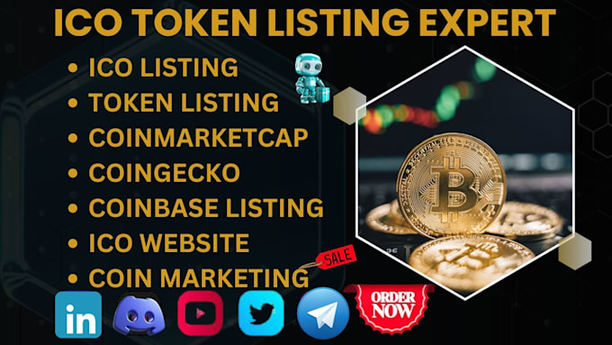 list your ico, coin or token on top cex and dex coinmarketcap coingecko lbank