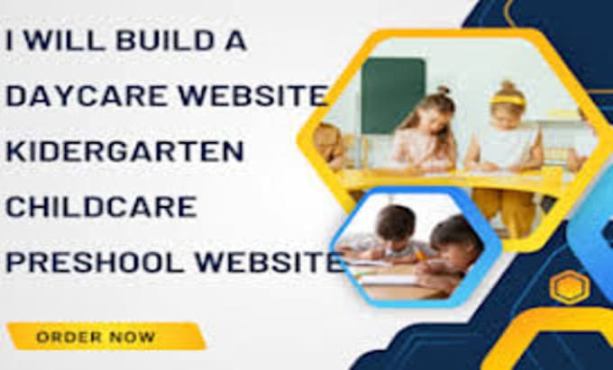 create daycare website, babysitter, preschool, childcare, kindergarten website