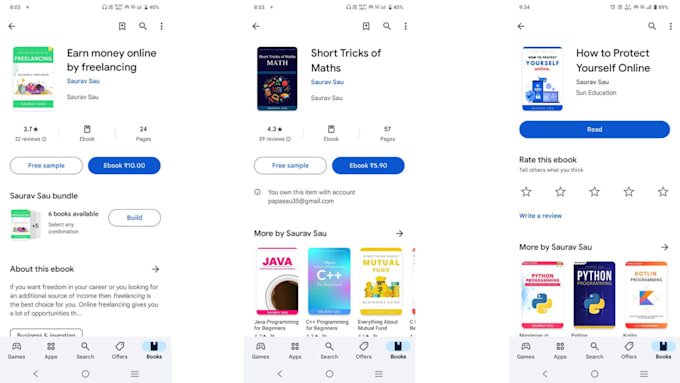 reactive your google play book publisher account