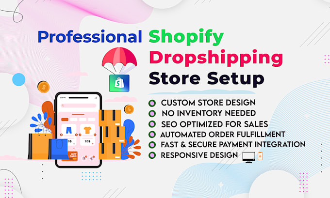 build and customize shopify dropshipping stores