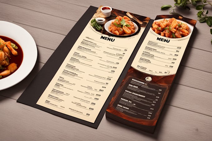design modern menu restaurant menu digital menu