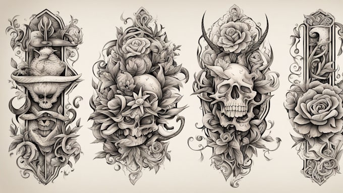 create awesome old school tattoo style design