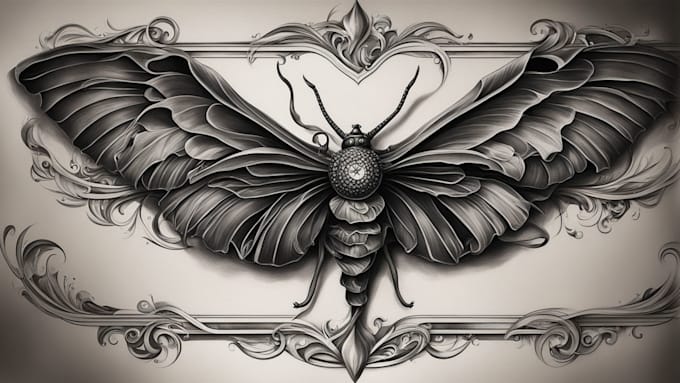 draw a realistic tattoo design