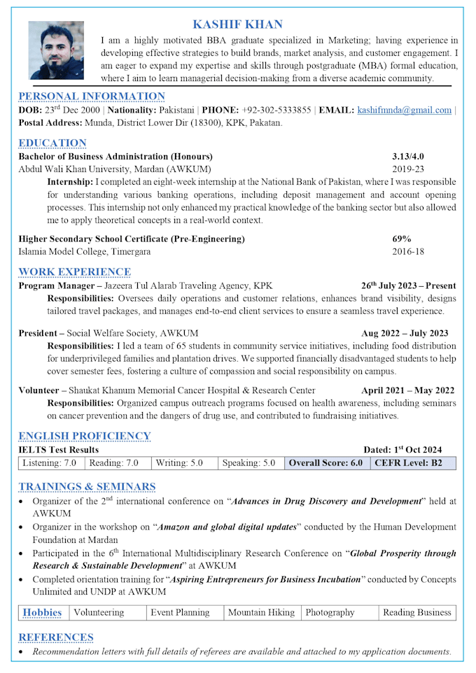 design ats CV, professional resume, cover letter and linkedin optimization