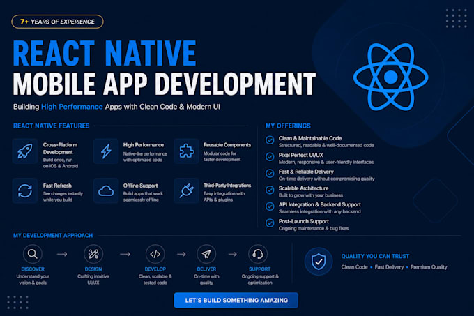 develop ai mobile app for ios android using react native