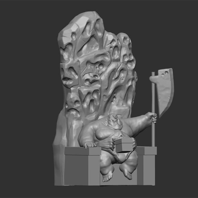 sculp figures, miniatures, props for 3d printing