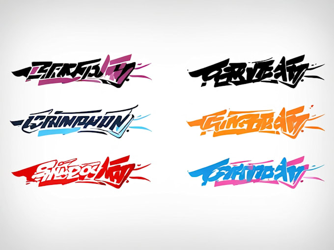 create original custom graffiti for your logo or merchandise