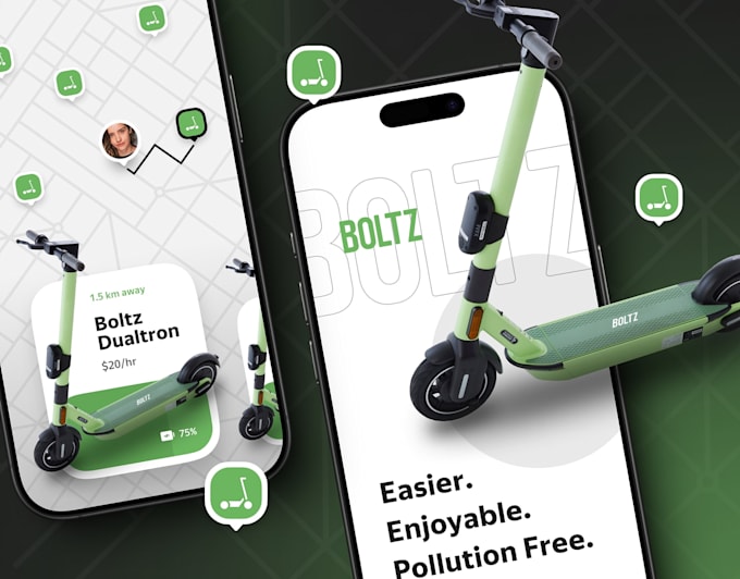 design mobile app UI UX for ios and android