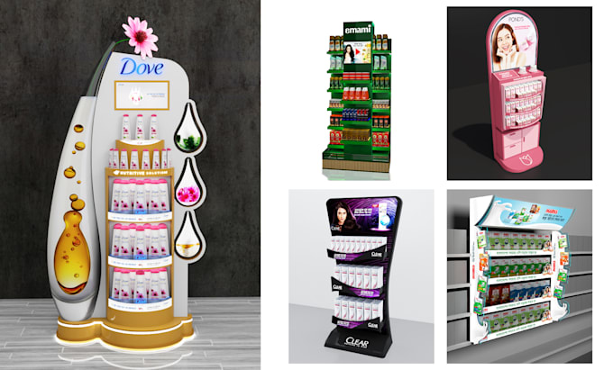 Do creative 3d product display, fsu, retail and gondola by Iqbal_61 ...