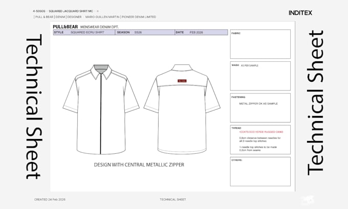 do clothing pattern grading and apparel tech pack